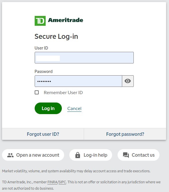 "TD Login