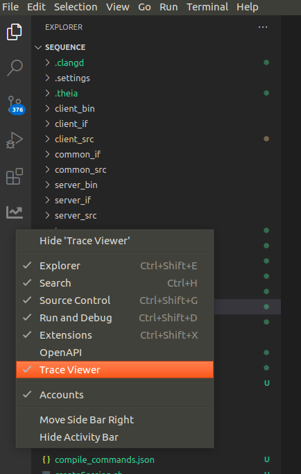 trace-explorer-activity-bar