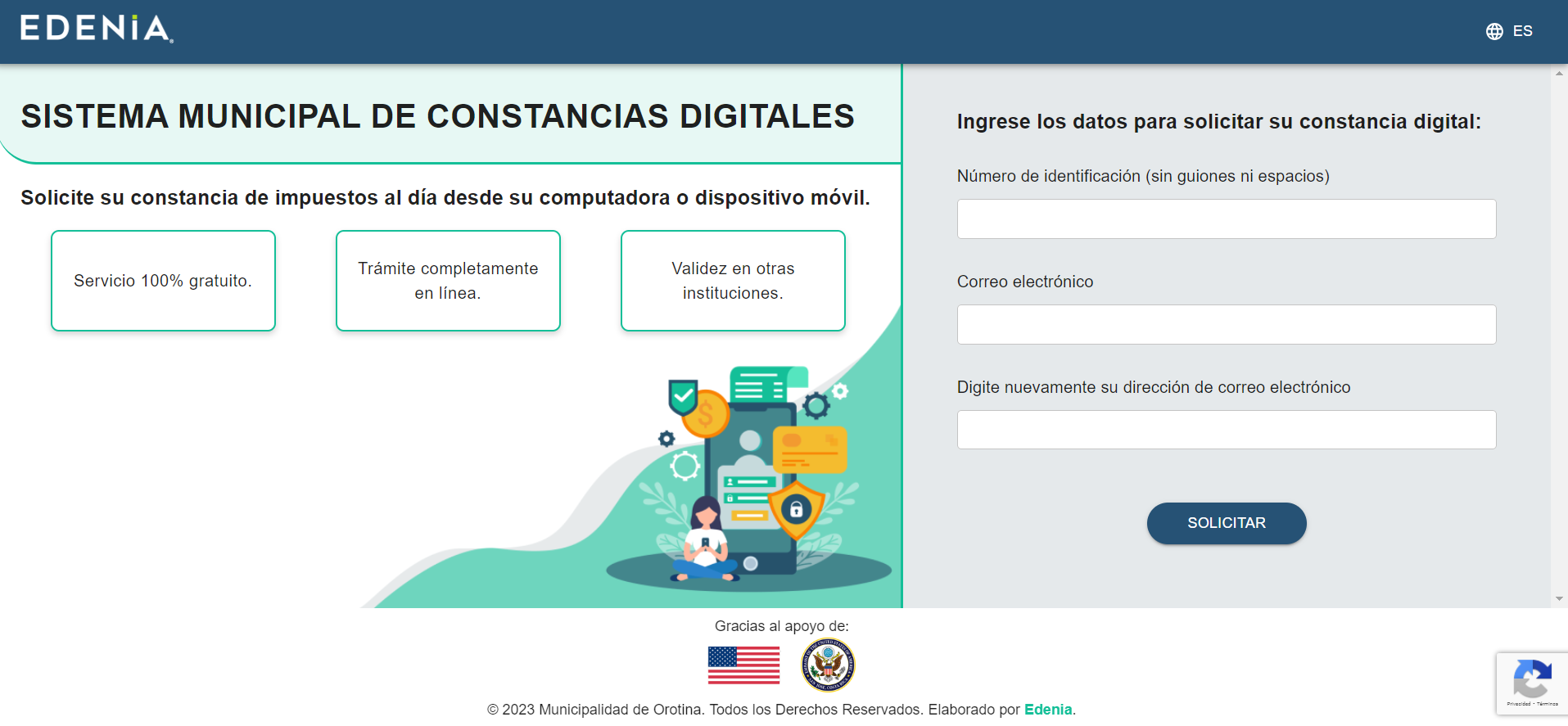 Constancias de Pago de Impuestos Municipales