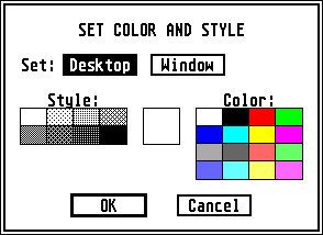 Set color and style