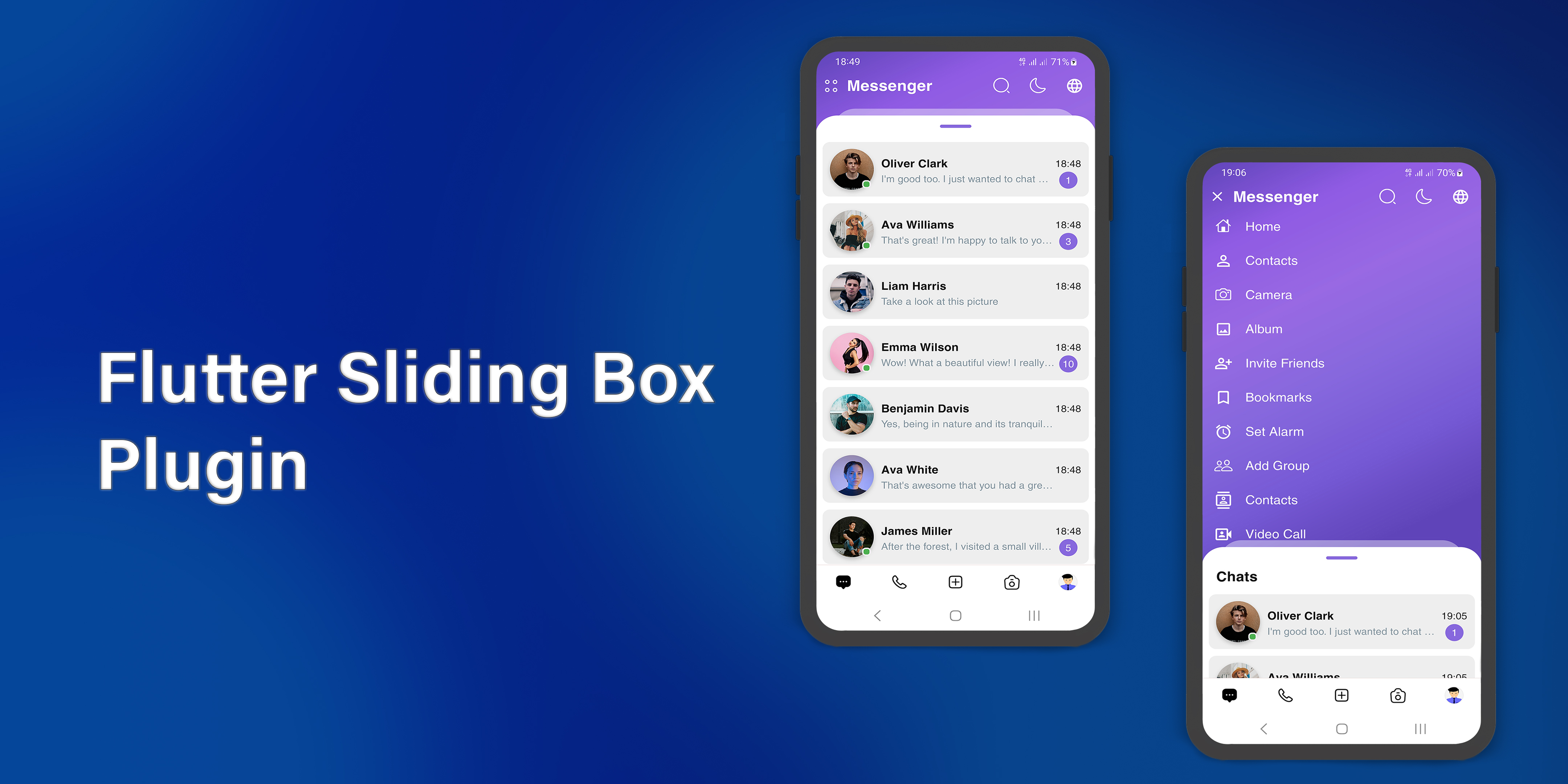 Flutter SlidingBox Plugin